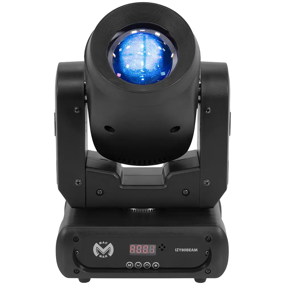 IZY 80 Beam bombona LED compacta 80 W + Gobos y prisma - Mac Mah